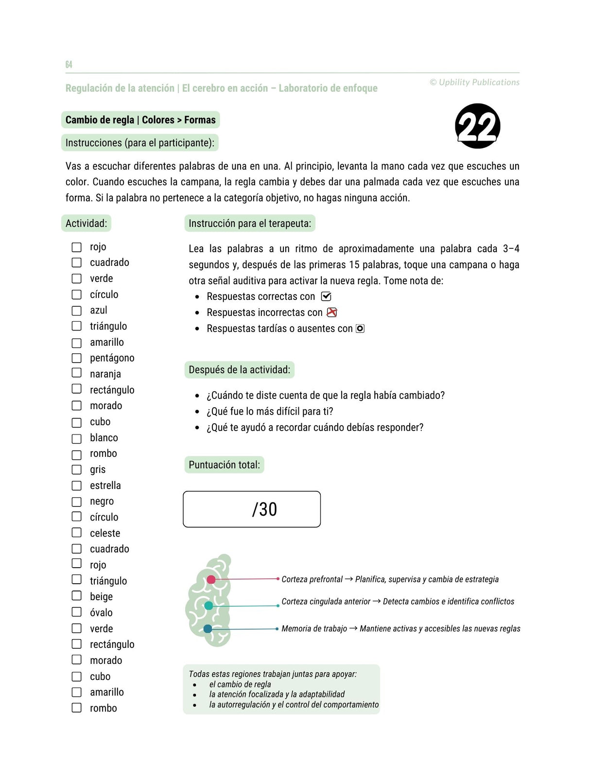 Las funciones ejecutivas: estrategias de intervención | 6-12 años