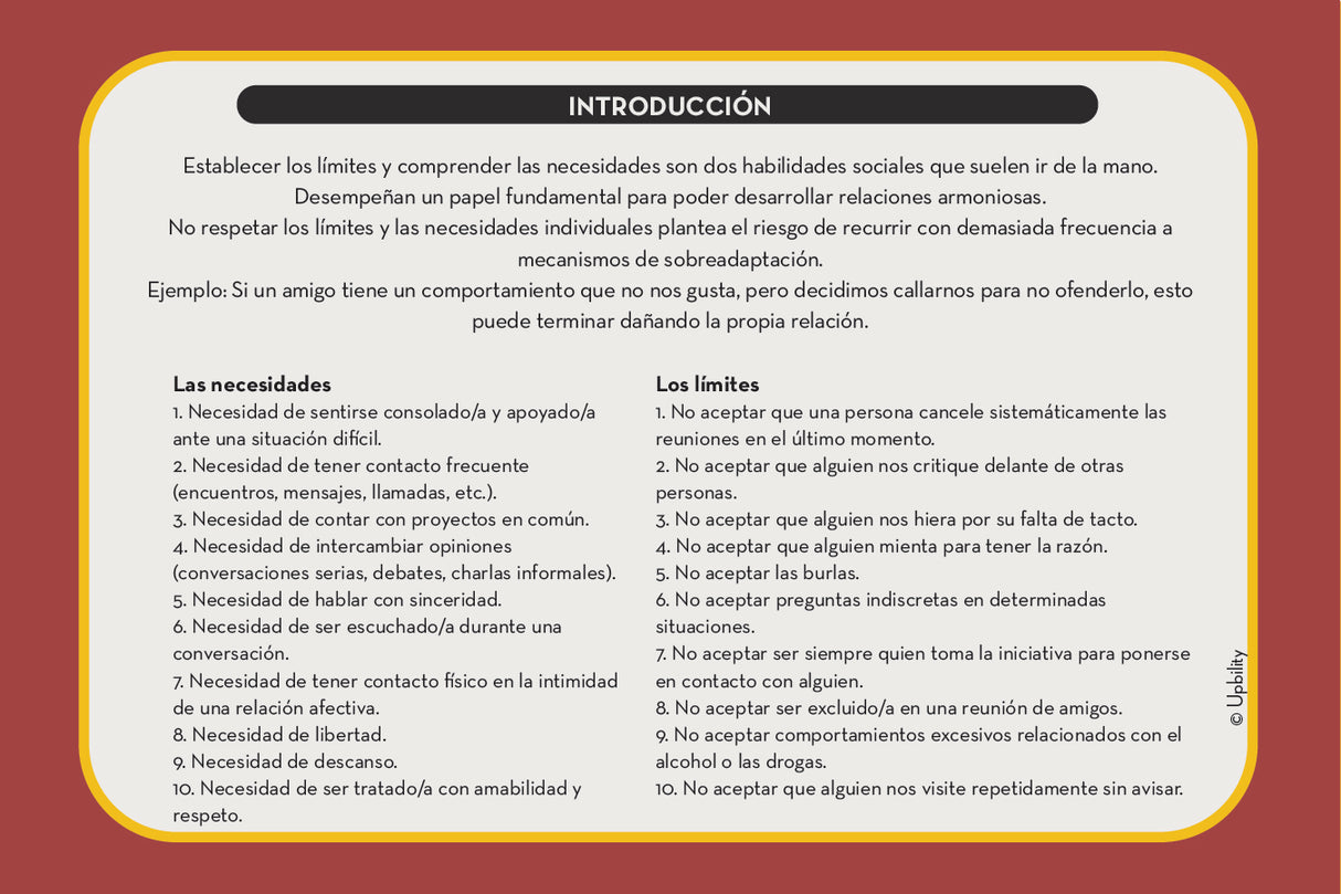 Social Savvy Series – Establecer los límites - Comprender las necesidades