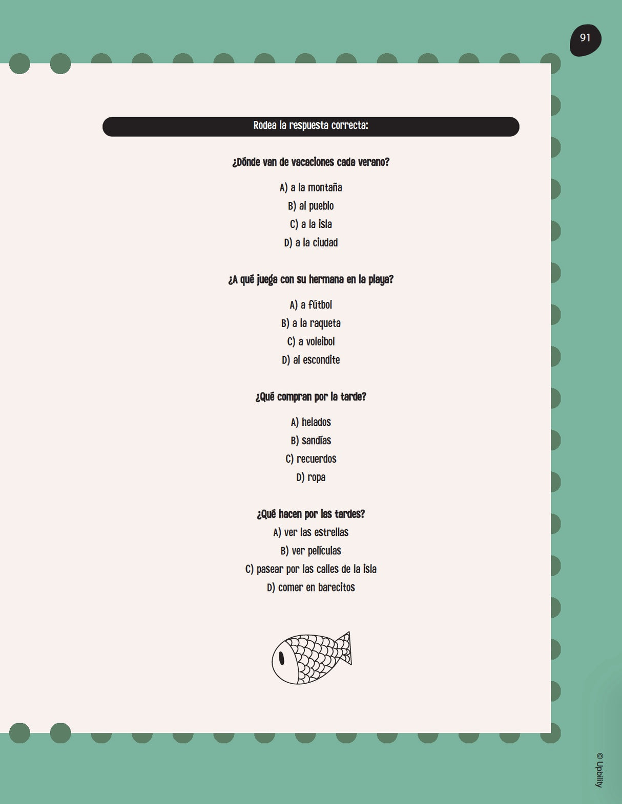 Comprensión lectora para niños de primaria