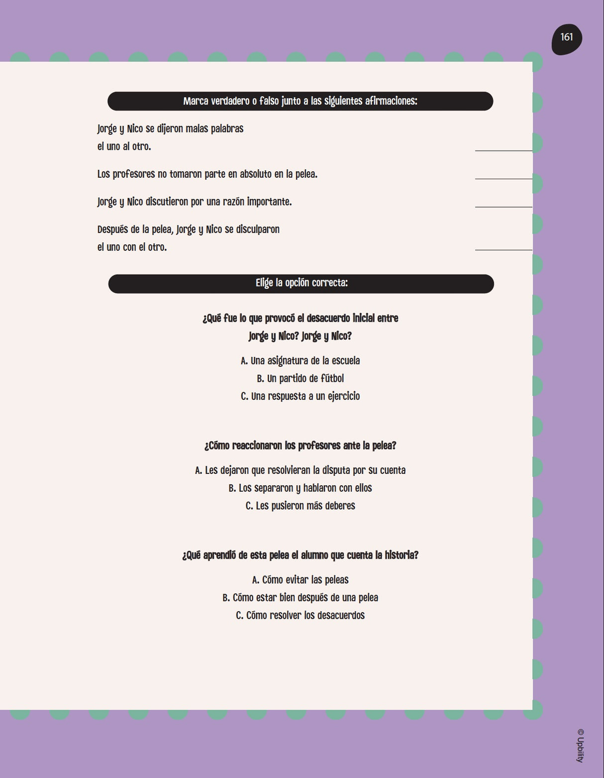 Comprensión lectora para niños de primaria