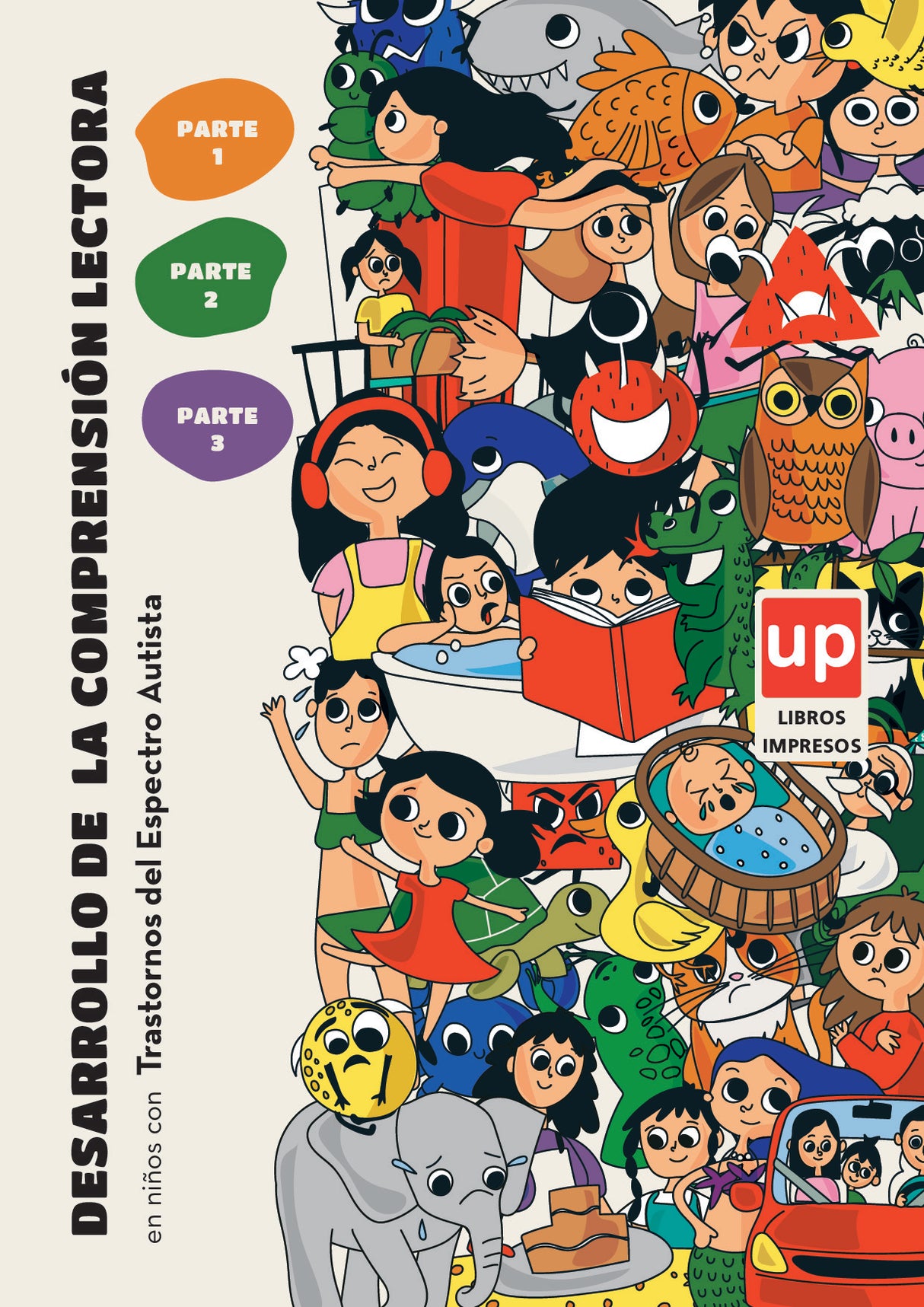 Desarrollo de la comprensión lectora en niños con TEA | SERIE DE 3 LIBROS IMPRESOS
