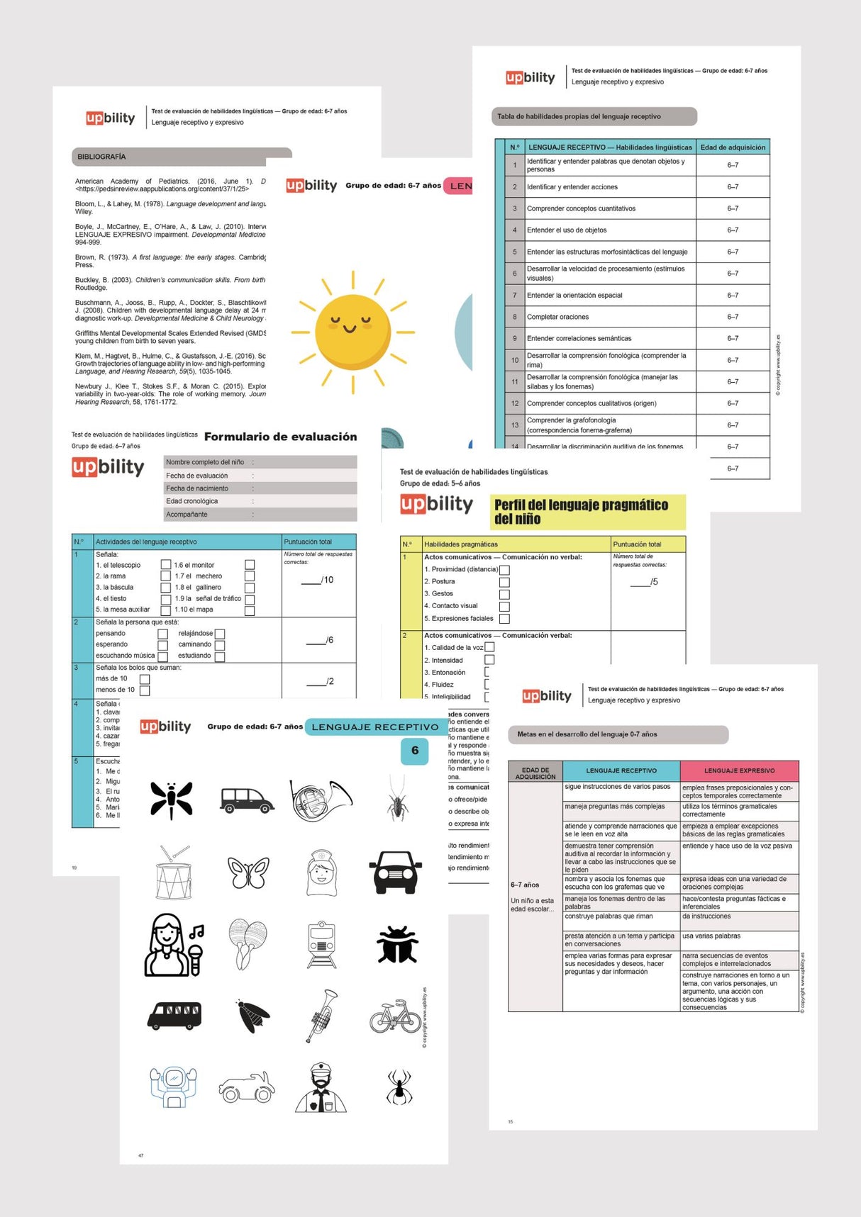 Test de evaluación de habilidades lingüísticas | 6–7 años