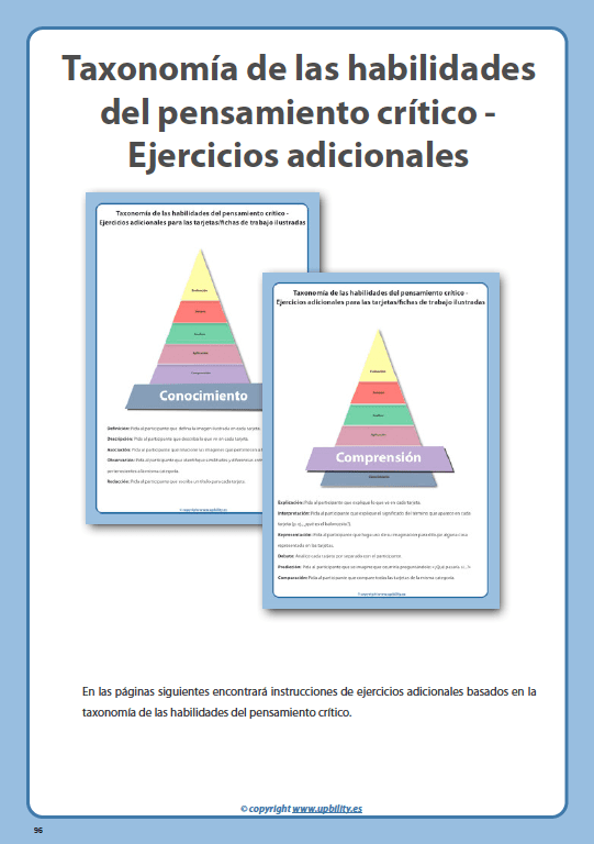 ACTIVIDADES para el desarrollo del PENSAMIENTO CRÍTICO - Upbility ES