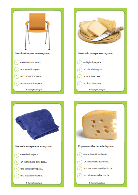 TARJETAS ILUSTRADAS | Aprendiendo a través de analogías - Upbility ES