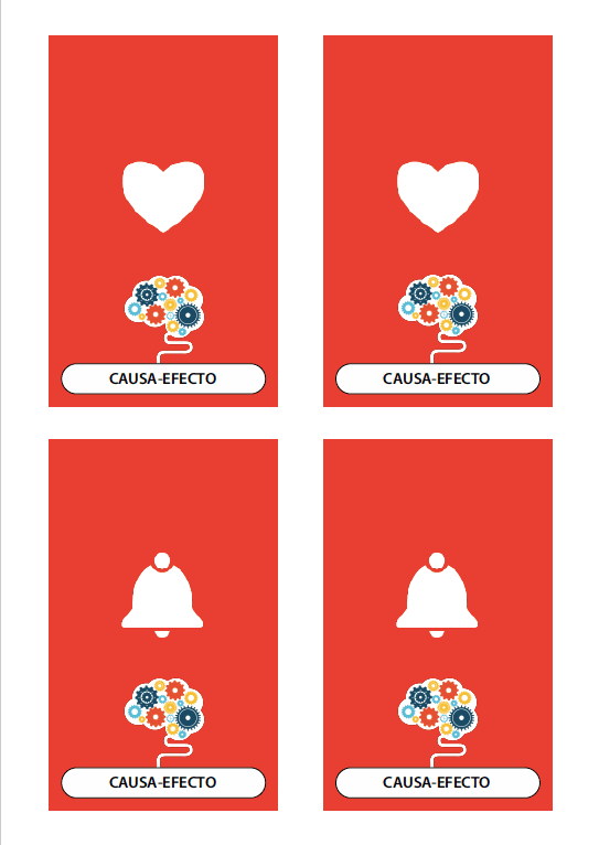 TARJETAS ILUSTRADAS | Pensamiento causa-efecto - Upbility ES