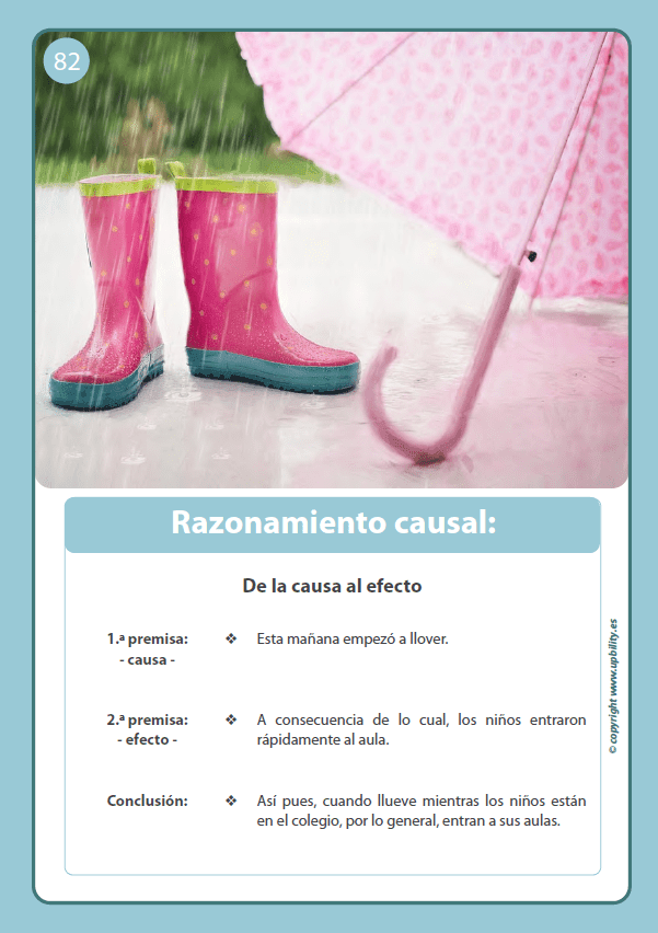 TARJETAS ILUSTRADAS - Razonamiento lógico - Upbility ES