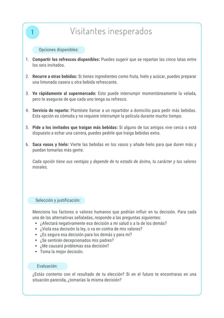 Situaciones sociales para adolescentes con trastornos del espectro autista