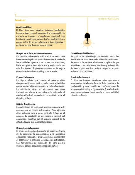 Las funciones ejecutivas: estrategias de intervención | 12-18 años