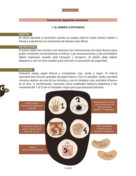 Habilidades TDC para niños | 50 herramientas para gestionar las emociones y la ansiedad