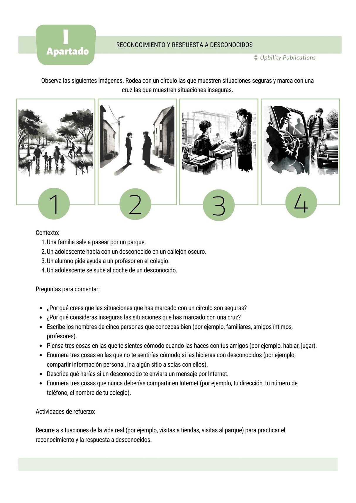 Habilidades de seguridad para adolescentes con trastornos del espectro autista