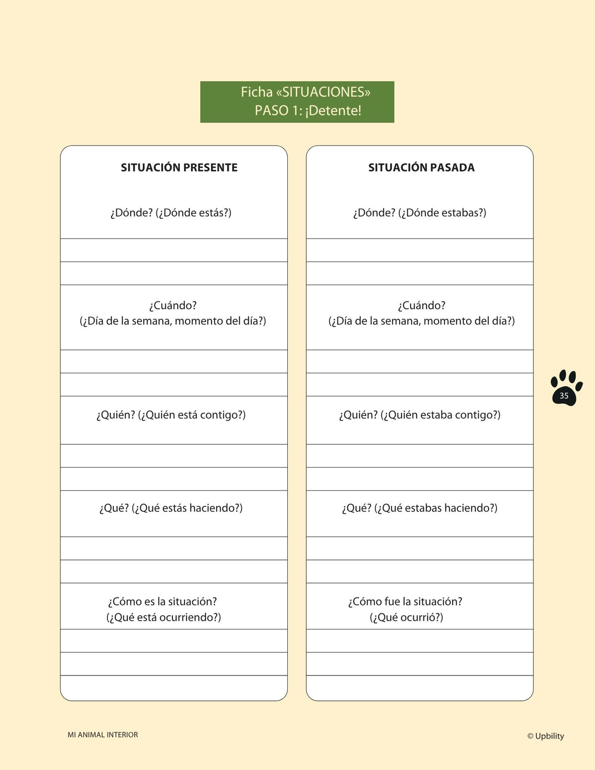 Mi animal interior | Guía para comprender y gestionar las emociones