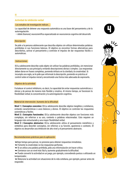 Las funciones ejecutivas: estrategias de intervención | 12-18 años