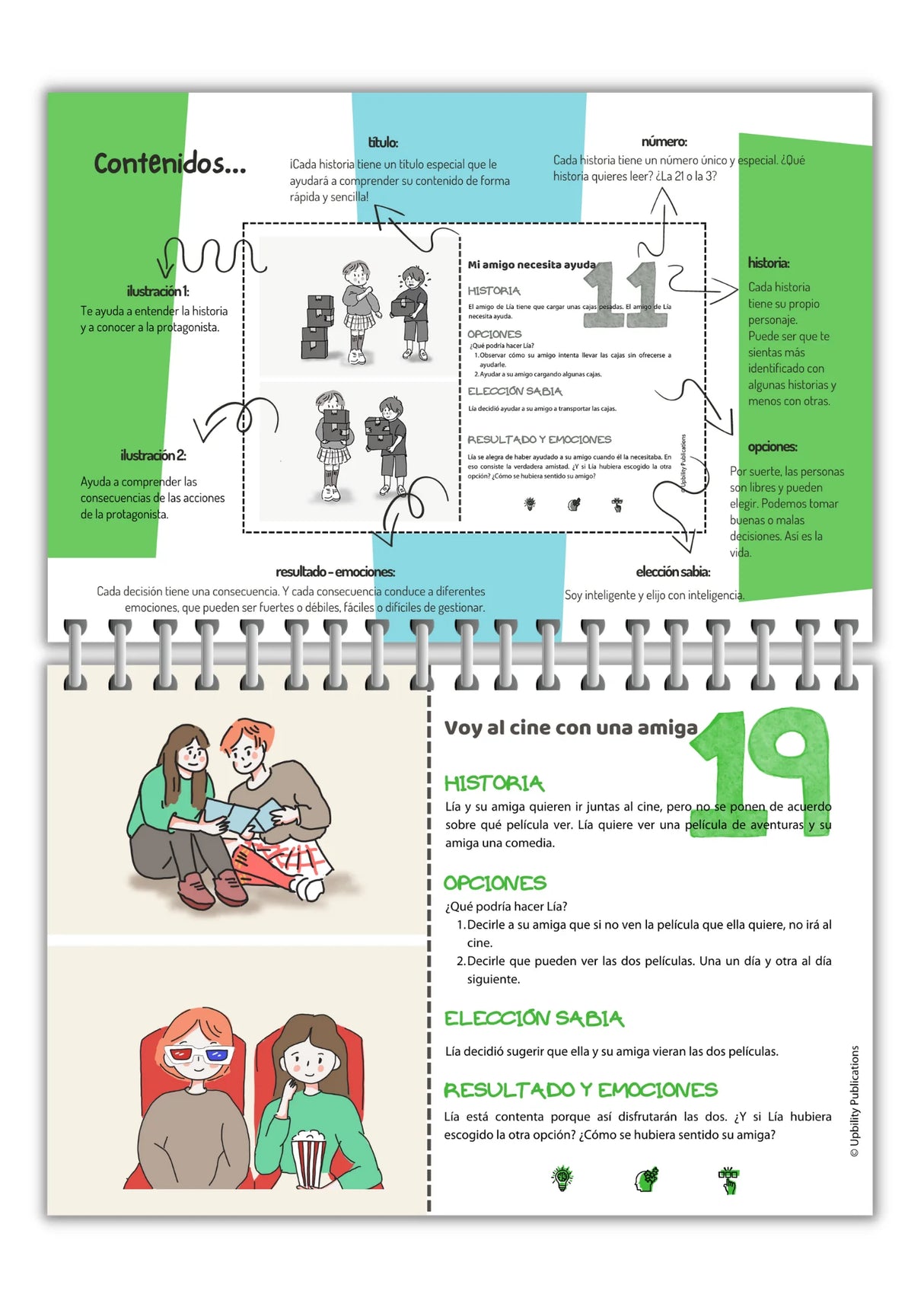 Situaciones sociales | 300 historias sociales - Flip Card Series | SERIE DE 10 LIBROS IMPRESOS