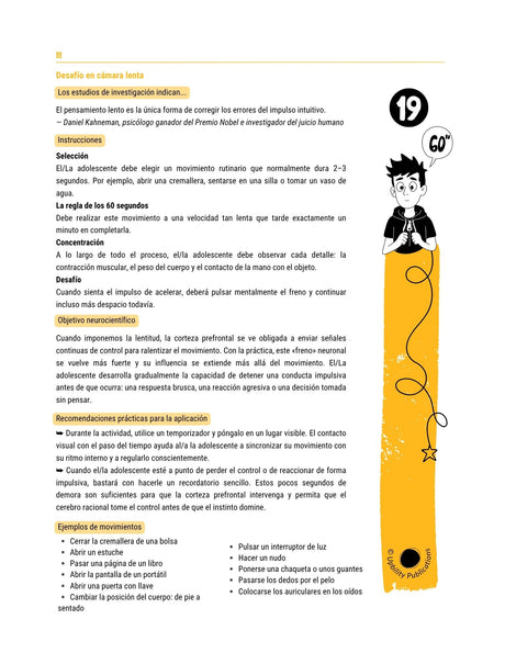 Las funciones ejecutivas: estrategias de intervención | 12-18 años