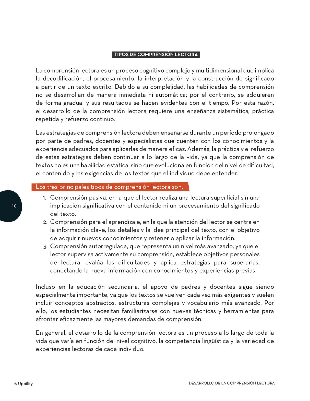Desarrollo de la comprensión lectora en niños con trastornos del espectro autista - PARTE 3 (Versión actualizada)