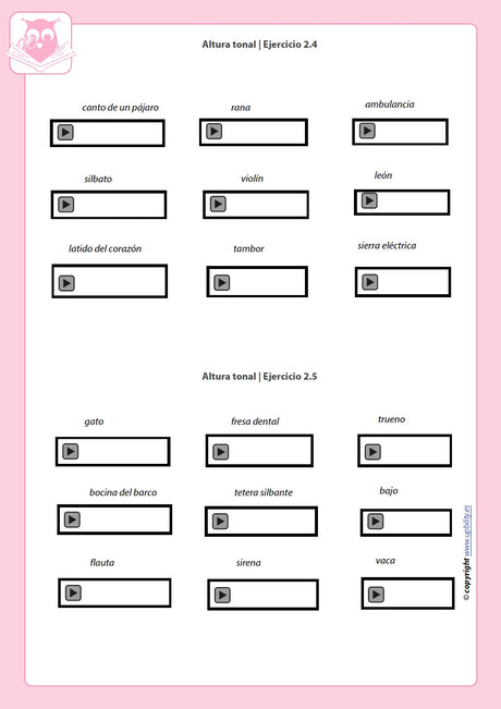 Desarrollo de la percepción auditiva | LA DISCRIMINACIÓN AUDITIVA