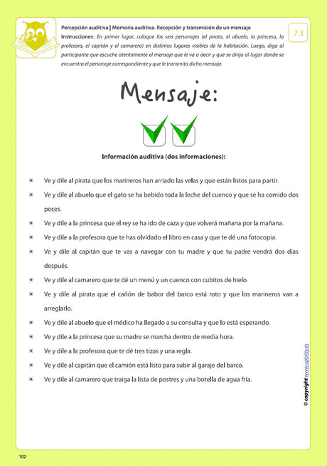 Desarrollo de la percepción auditiva | LA MEMORIA AUDITIVA