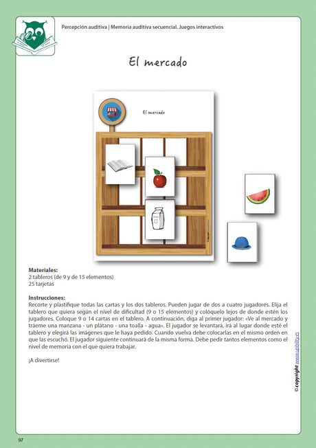 Desarrollo de la percepción auditiva | LA MEMORIA AUDITIVA SECUENCIAL
