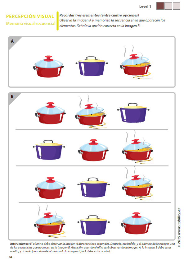 Habilidades de percepción visual para niños con dislexia | SERIE DE 7 LIBROS IMPRESOS