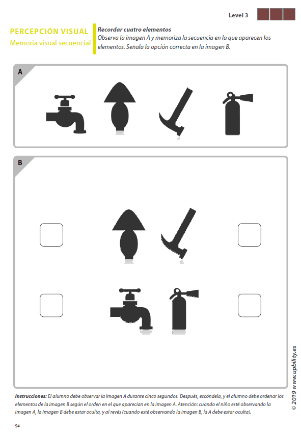 Habilidades de percepción visual para niños con dislexia | SERIE DE 7 LIBROS IMPRESOS