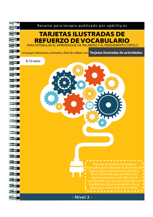 TARJETAS ILUSTRADAS DE REFUERZO DE VOCABULARIO (Nivel 2) para estimular el aprendizaje de palabras