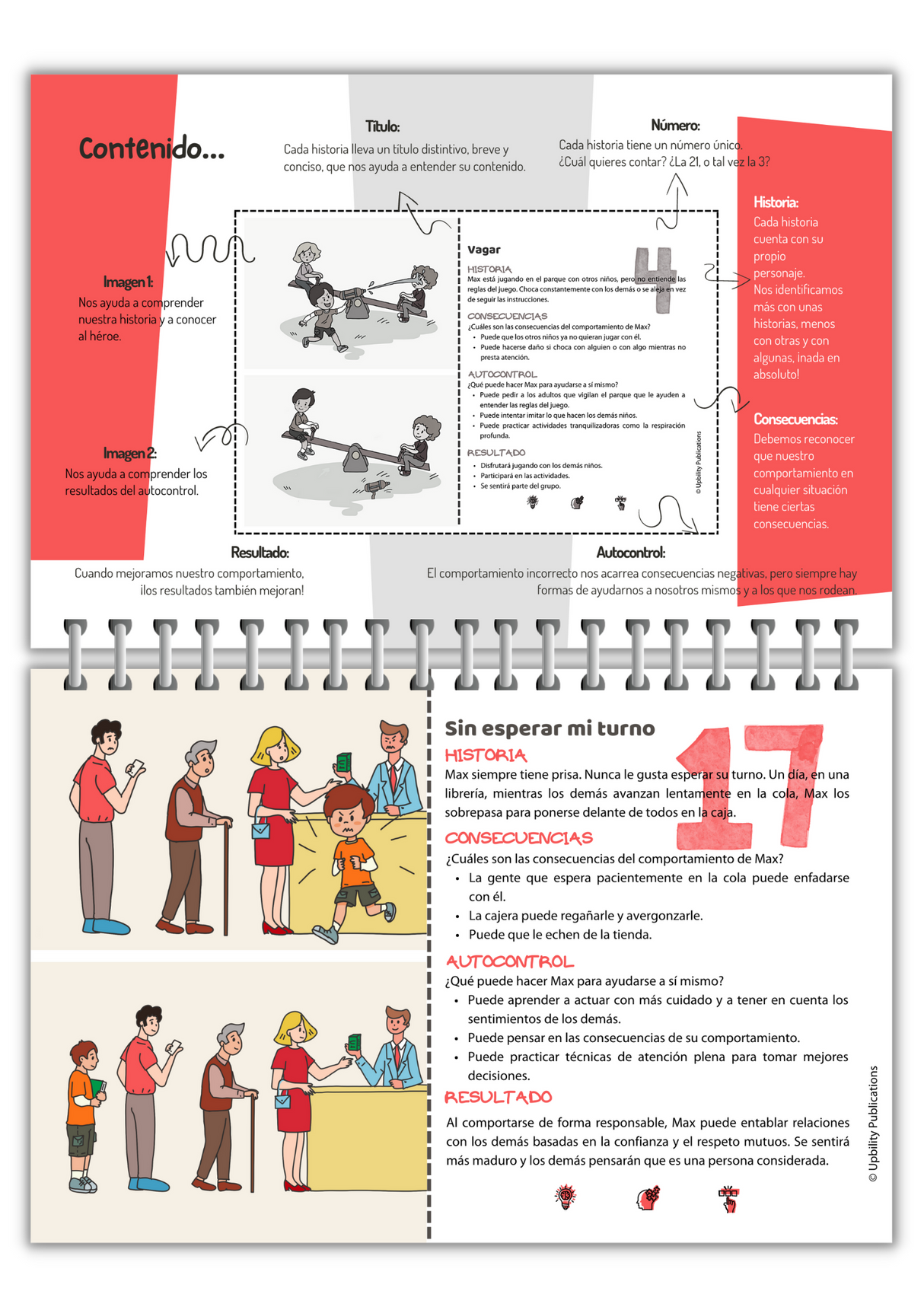 Situaciones sociales: autocontrol | Flip Card Series