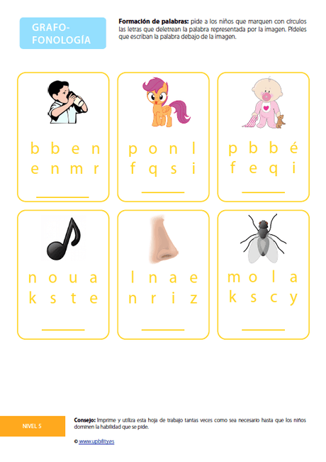 Desarrollo de la conciencia grafofonológica - Upbility ES