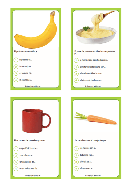 TARJETAS ILUSTRADAS | Aprendiendo a través de analogías - Upbility ES