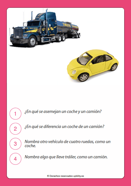 TARJETAS ILUSTRADAS | Compara y contrasta - Upbility ES