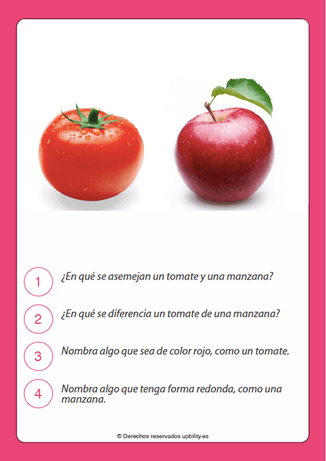 TARJETAS ILUSTRADAS | Compara y contrasta - Upbility ES