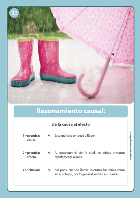 TARJETAS ILUSTRADAS - Razonamiento lógico - Upbility ES